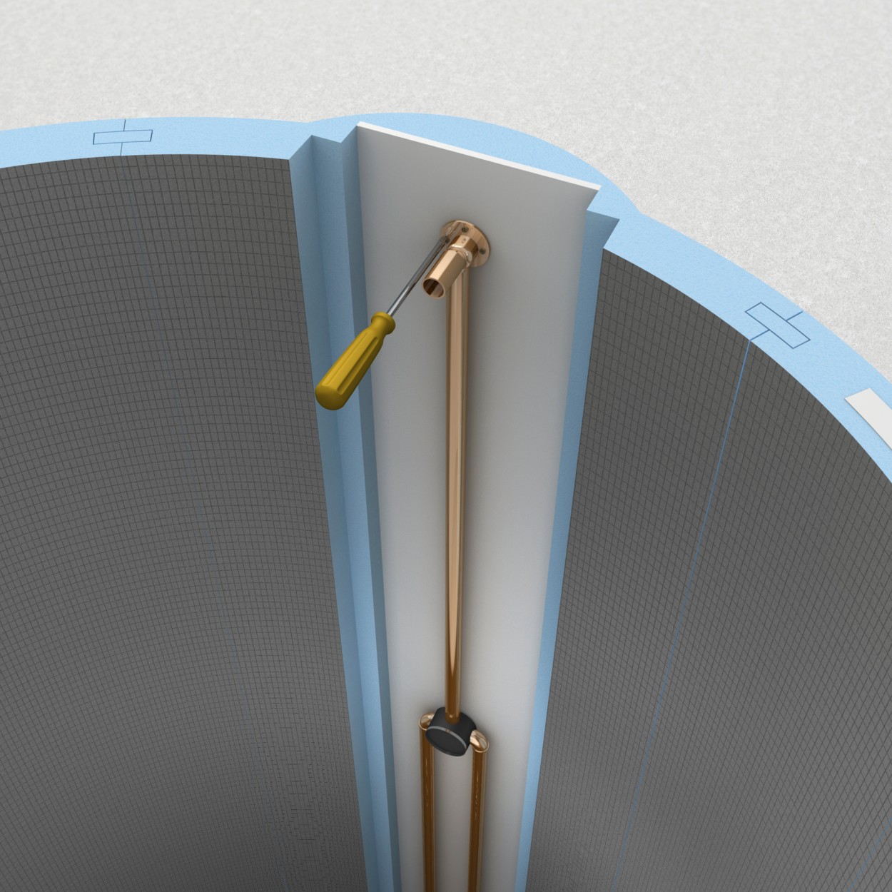 Wedi Fundo Nautilo Inloopdouche